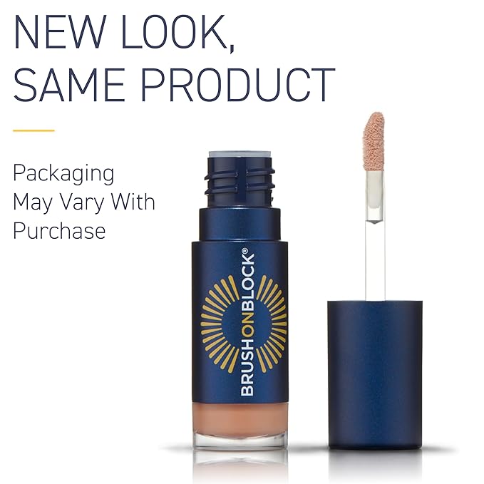 Brush On Block Sun Shine Protective Lip Oil SPF 30, Mineral Protection from UVA/UVB & Blue Light, Hydrating, Cruelty-Free, Gluten-Free, & Vegan, Nude-Velvo Beauty