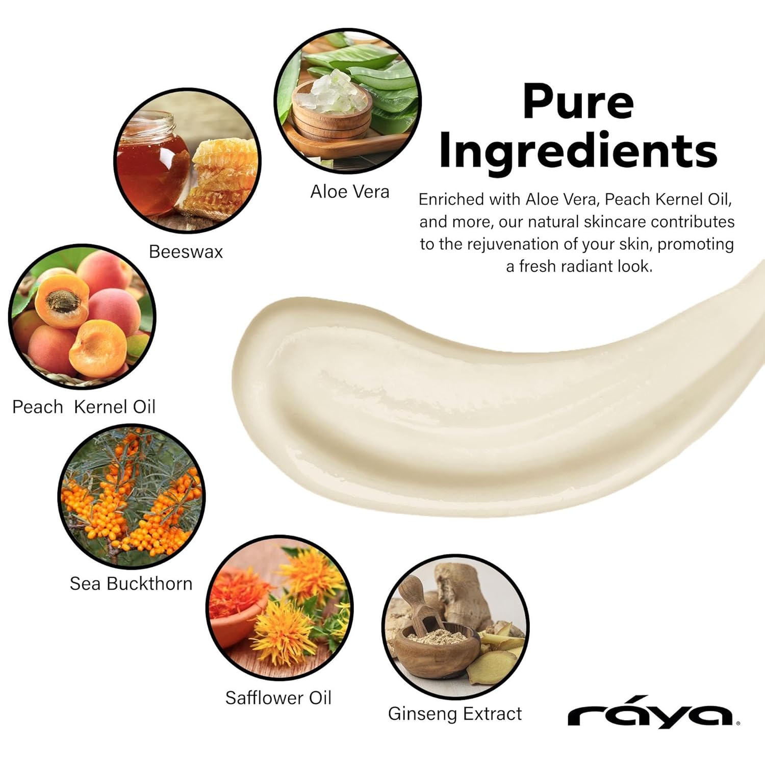 Raya SPA Bio-Effective Night Cream | Deep Recovery Anti-Aging Facial Moisturizer | Firming & Wrinkle Repair | Overnight Face Care for Tone Reviving & Beauty Sleep | Non-Oily Renewing Cream-Velvo Beauty