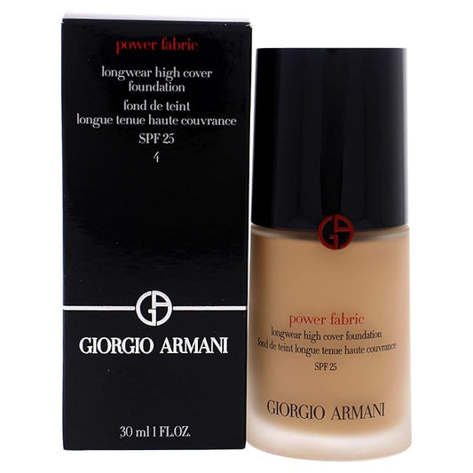 Giorgio Armani Power Fabric Longwear High Cover Foundation SPF 25-4 Women Foundation 1 oz-Velvo Beauty