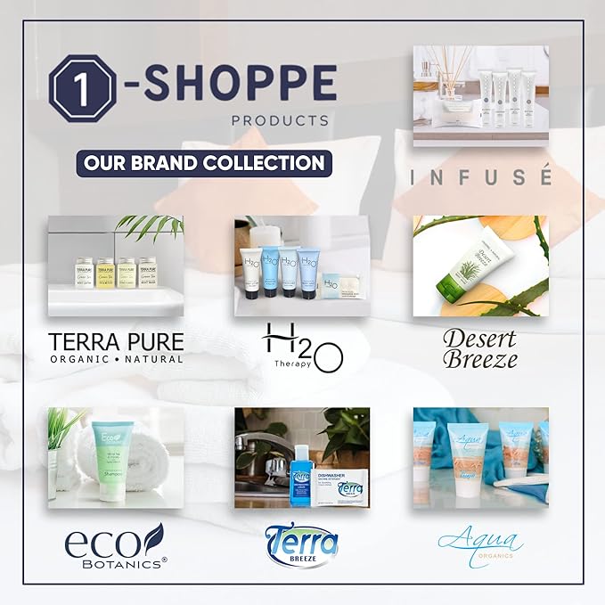Desert Breeze Hotel Soaps and Toiletries Bulk Set | 1oz Hotel Shampoo & Conditioner, Body Wash, Body Lotion & Bar Soap | Full Pallet 49 cases with 300 units each - 14,700 pieces-Velvo Beauty