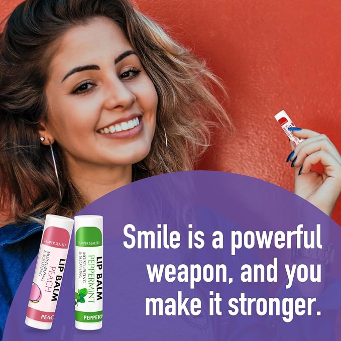 AZEN 12 Pack Lip Balm, Natural Lip Balm Bulk, Lip Care Product, Moisturizing Lip Balm for dry cracked lips - 12 Flavors-Velvo Beauty