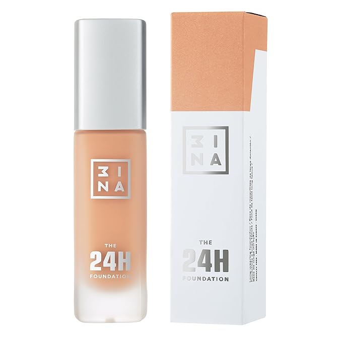3INA The 24H Foundation 609-24H Light Pink Cream, 1.01 Oz - Medium To High Buildable Coverage, Smooth Matte Finish, Cruelty Free, Vegan, Waterproof-Velvo Beauty