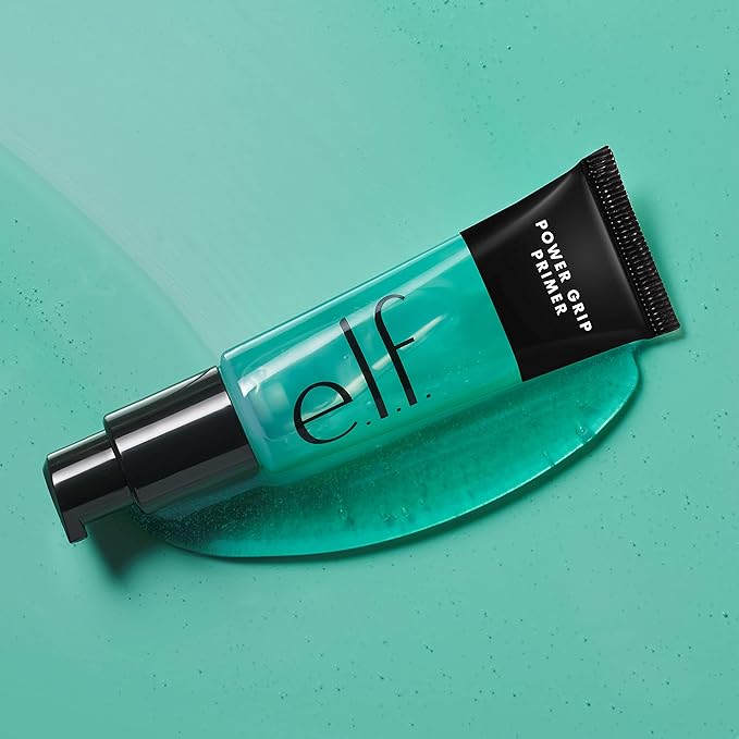 e.l.f. Power Grip Primer, Gel-Based & Hydrating Face Primer For Smoothing Skin & Gripping Makeup, Moisturizes & Primes, 0.811 Fl Oz (24 ml)-Velvo Beauty