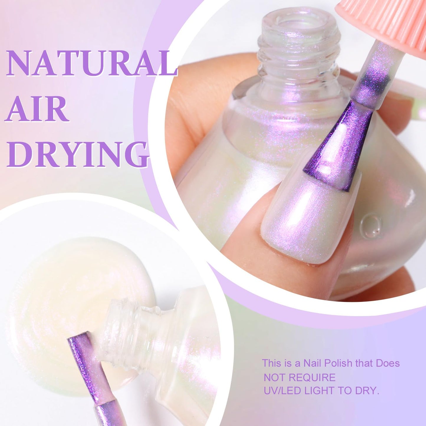 Major Dijit Quick Dry Nail Polish Pearl White Pink Summer Nail Lacquer for Nail Art Regular Nail Polish 0.41 fl oz.-Velvo Beauty