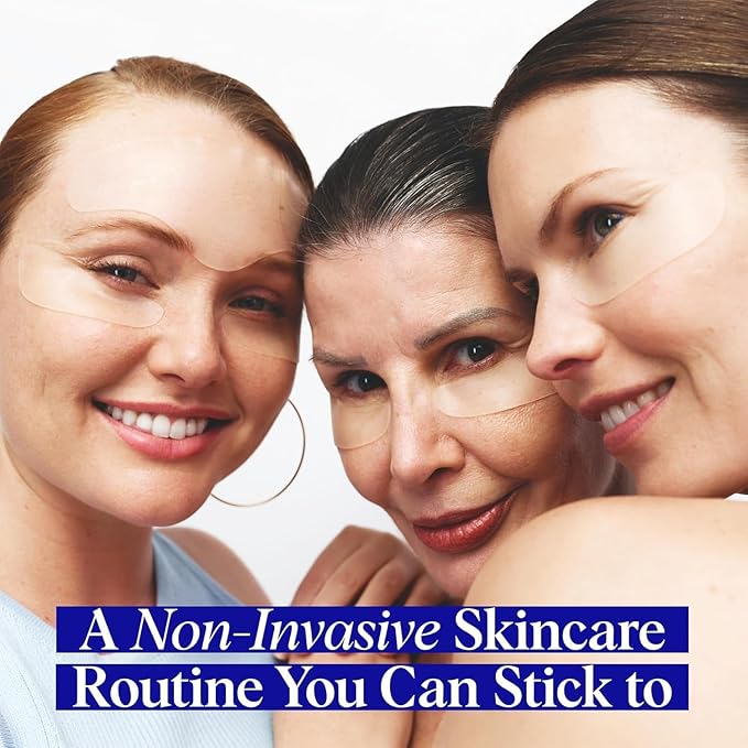 Wrinkles Schminkles Under Eye Patches - Rejuvenate Wrinkles with Medical Grade Silicone Reusable Anti-Wrinkle Patches for Under Eye Treatment, Banish Dark Circles (3 Pairs)-Velvo Beauty