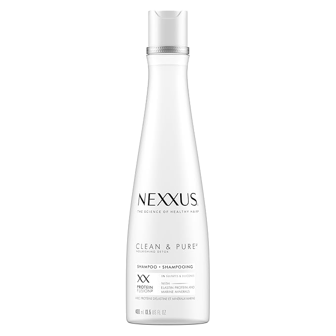 Nexxus Clean and Pure Clarifying Shampoo With ProteinFusion, For Nourished Hair Paraben-Free 13.5 oz-Velvo Beauty