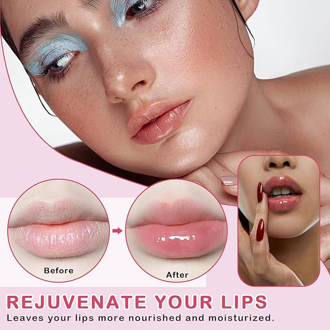 2PCS Bee Lip Balm Honey Pot Cherry Honey Lip Balm Sleeping Lip Mask Silky Hydrating Bee Lip Balm Honey Lip Mask Overnight Lip Care Products(Honey+Cherry)-Velvo Beauty