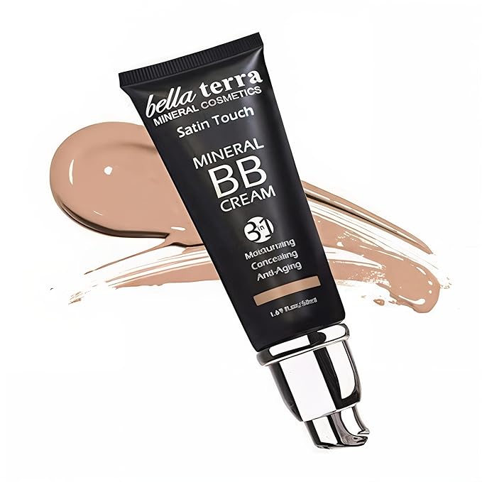 Bellaterra Cosmetics BB Cream - Tinted Moisturizer, Mineral Foundation Makeup, Light 102 | Skin Perfector, 1.69 oz-Velvo Beauty
