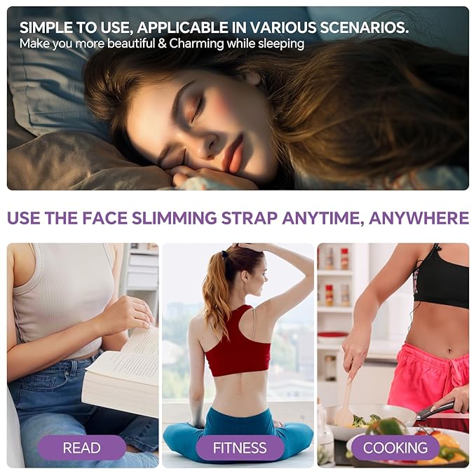 V Line Lifting Mask Chin Strap for Sleeping, V Line Mask, Face Lift Prevent Sagging,Double Chin Reducer,Jawline Shaper,All-Around Coverage, Wrapping and Shaping More Comprehensively.-Velvo Beauty