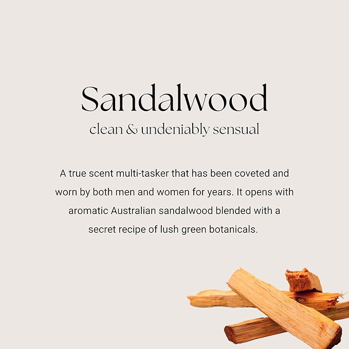 Caswell-Massey Sandalwood Eau de Toilette Discovery, Clean & Fresh Yet Undeniably Warm, Unisex Sandalwood Scent, Sample Size Vial, Perfume for Men & Women, 0.25 Fl Oz-Velvo Beauty
