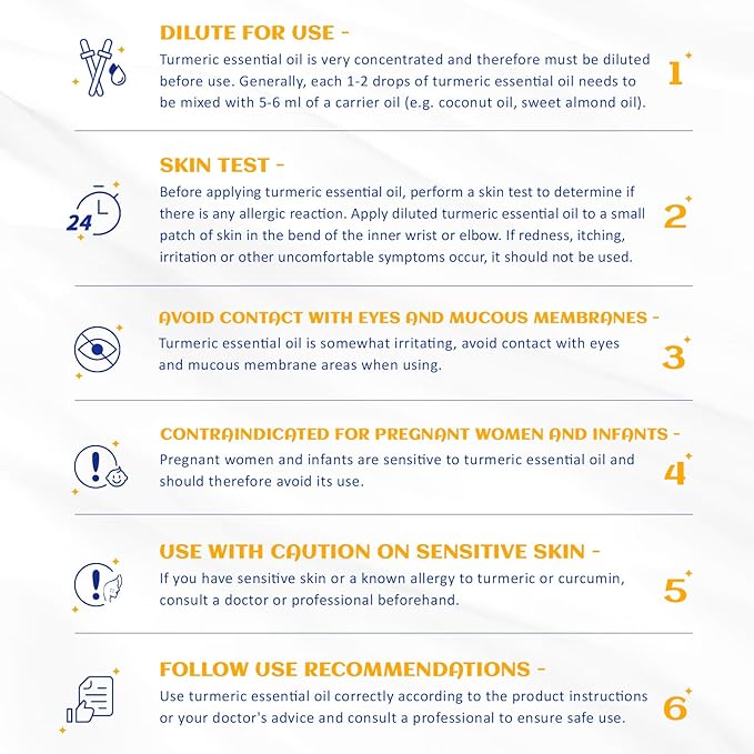 HIQILI 100ML Turmeric Oil for Face Skin Care, Aromatherapy,100% Pure, Use After Dilution- 3.38 Fl Oz-Velvo Beauty