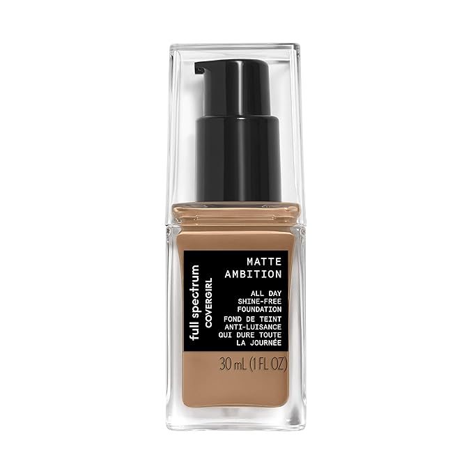 COVERGIRL Full Spectrum Matte Ambition- All Day Foundation Tan Neutral-Velvo Beauty