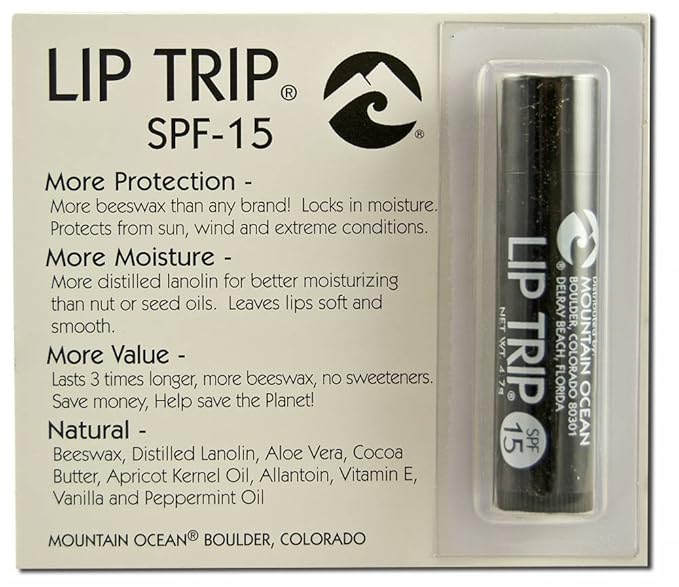 Mountain Ocean Lip Trip SPF 15, 0.165 Ounce-Velvo Beauty