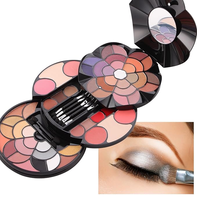 57 Colors Makeup Set (Type Y) for Valentines Day Gifts, Professional Makeup Kit for Women Full Kit, High Pigmented Eyeshadow Palette for Beginners, Make up Gifts for Girls and Teens-Velvo Beauty
