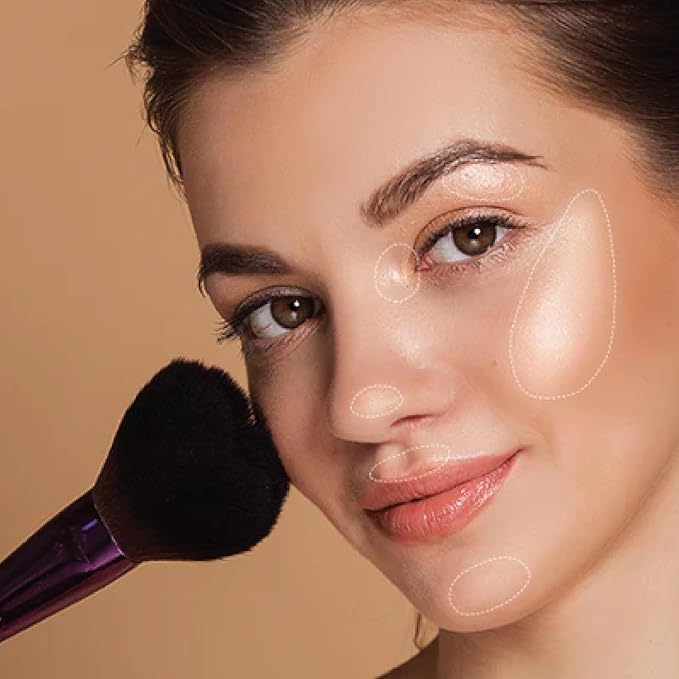 Sistar Lit & Glow Luminizer Palette Glitter Bronzer Make Up-Velvo Beauty