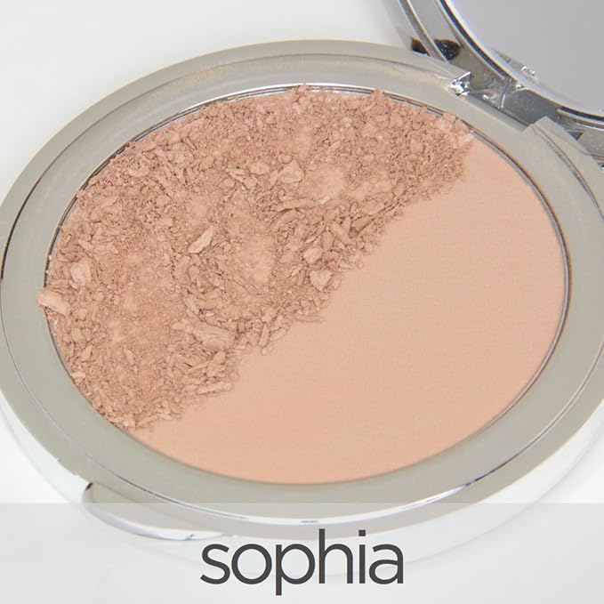 La Bella Donna Compressed Mineral Foundation - Face Powder Makeup Natural Looking Glowing Skin Wrinkle Defying Mattifying Finish Contour Makeup Long Lasting Full Coverage Sun Kissed Tan (Sophia)-Velvo Beauty