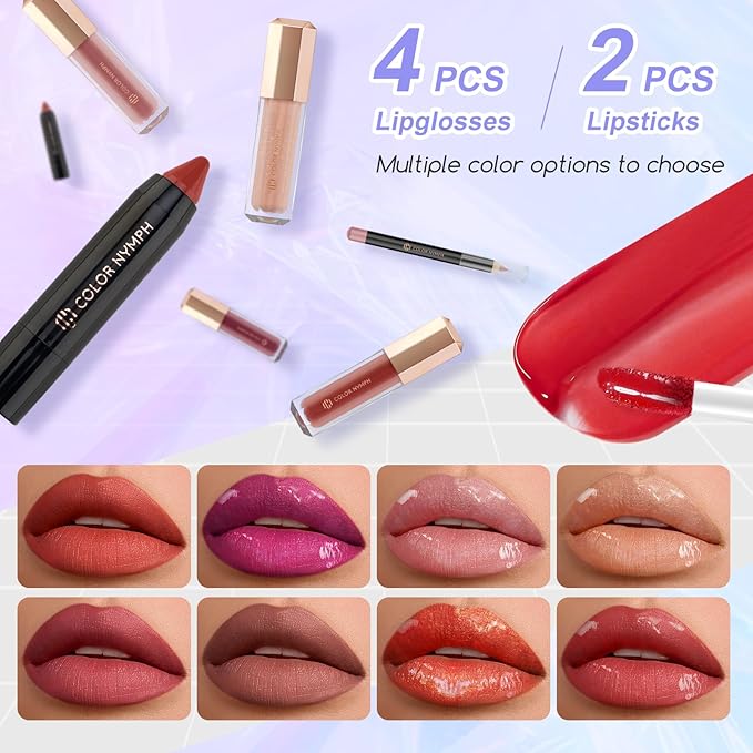 Color Nymph Makeup Kit For Women, Girls Makeup Set For Teens Professional Make Up Kits With Travel Case Full Cosmetics Kit w/ 35 Colors Eyeshadows Lipstick Blush Brushes Lipgloss Mascara-Velvo Beauty