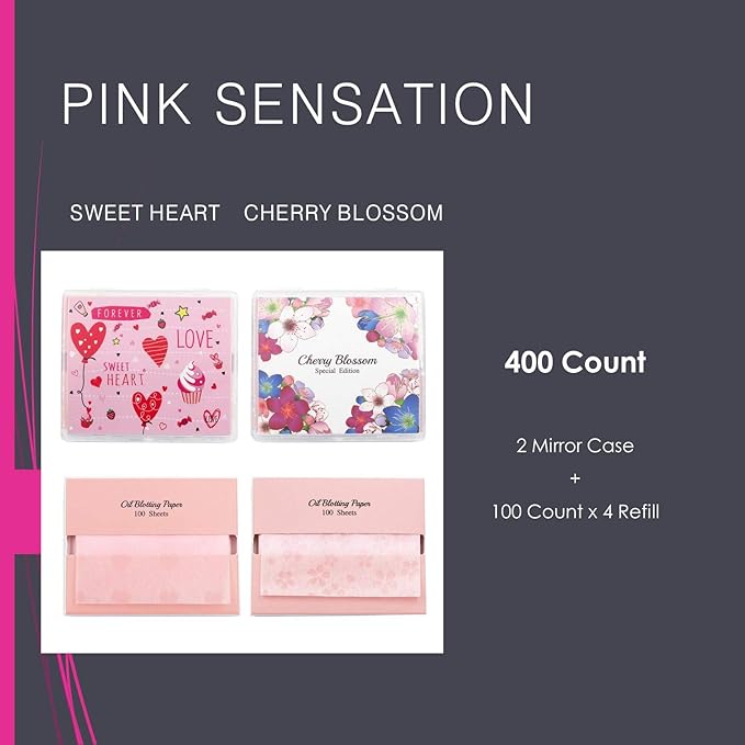 [400 Counts + Mirror Case] Pink Sensation-Velvo Beauty