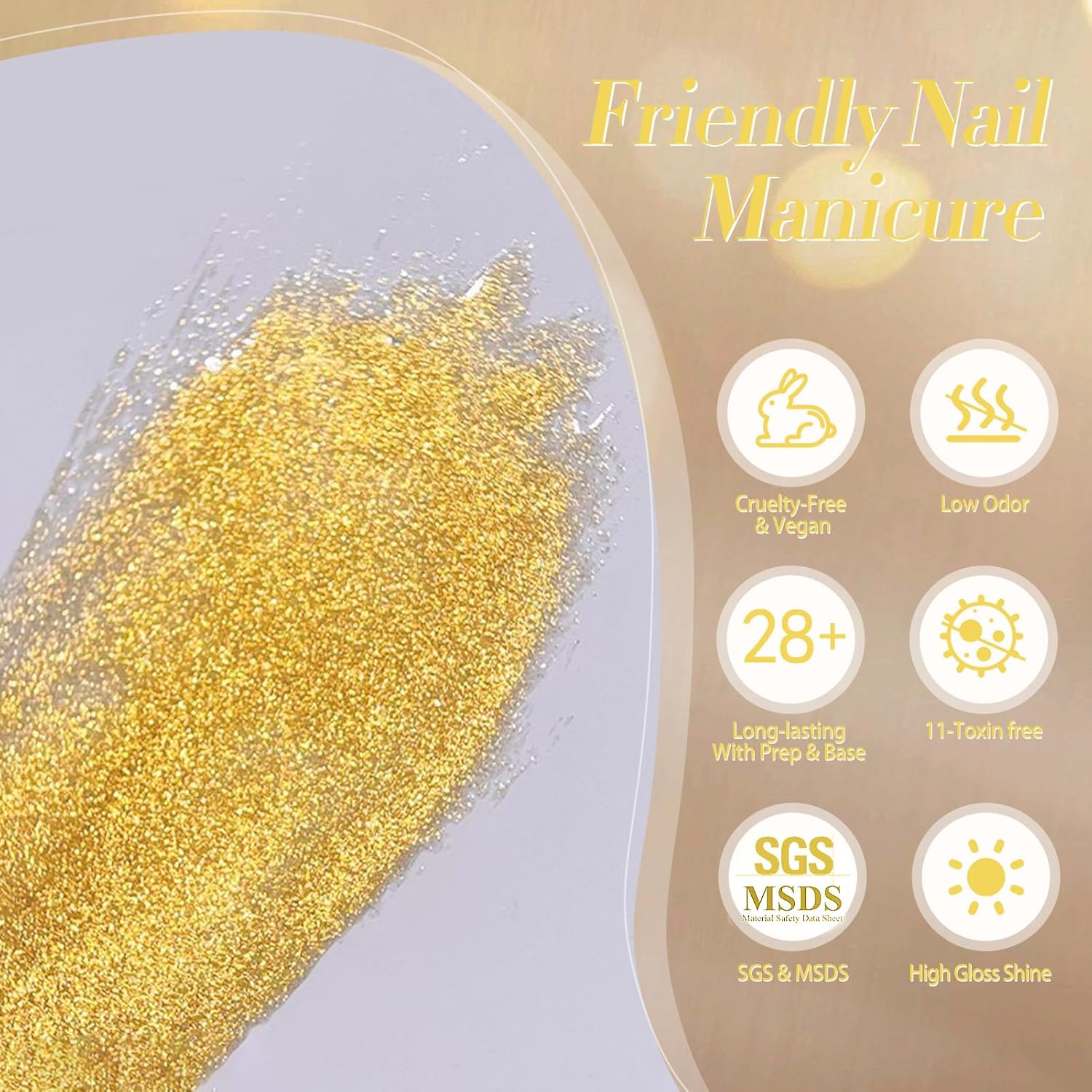 BORN PRETTY Cat Magnetic Eye Gel Nail Polish, Golden Ribbon Cat Magnetic Gel Nail Polish Magnetic Nail Polish for Nail Art Manicure Salon DIY at Home 15ML-Velvo Beauty