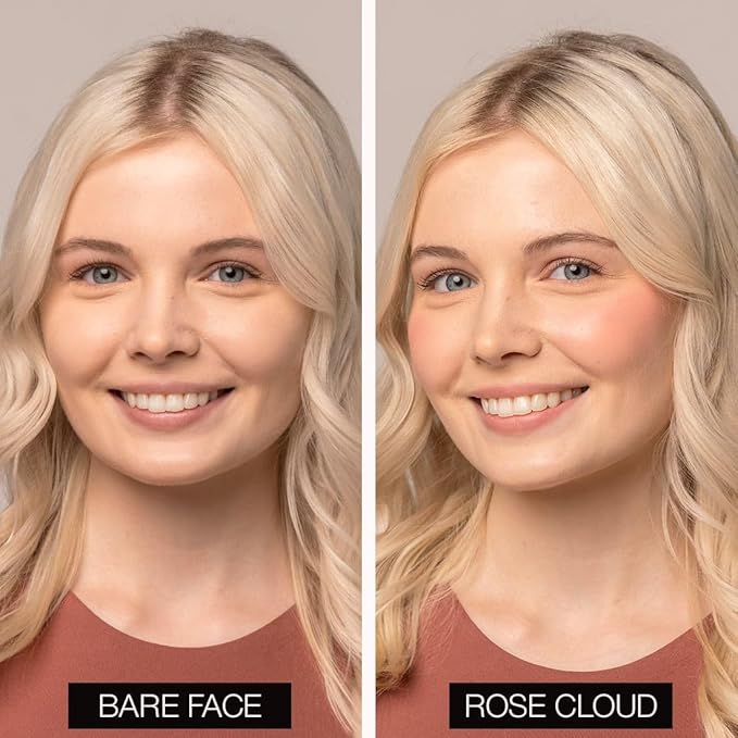 Palladio Liquid Blush for Cheeks & Lips 2-in-1 Makeup Face Blush, Weightless Cream Formula, Smudge Proof Long-Wearing Pigmented Blush, Natural Look Makeup Face Blushes, Dewy Finish, Rose Cloud-Velvo Beauty