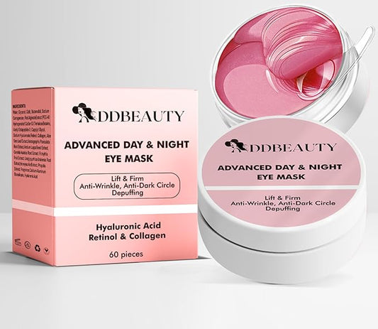 Under Eye Bags Treatment, Rose Eye Mask, Eye Treatment Mask, For Moisturizing,Revitalizing, Lift & Firm, Anti- Dark Circle, Depuffing. Cruety-Free. (60 Pieces)-Velvo Beauty