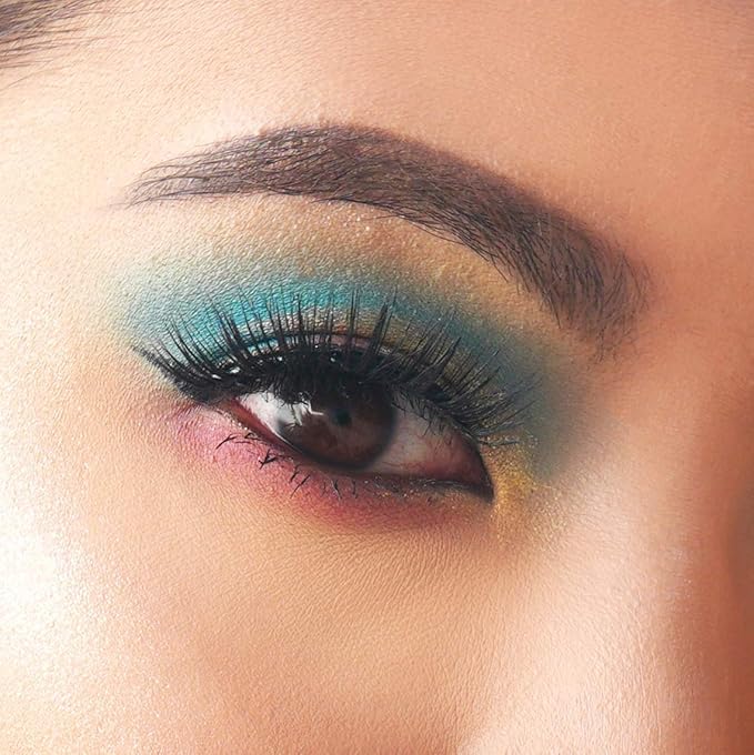 24 Shade Eyeshadow Palette Ibiza glamorous shimmers bold mattes strong pastel tones long lasting full pigment-Velvo Beauty