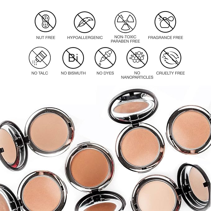 bellapierre Compact Mineral Foundation SPF 15 | Vegan & Cruelty Free Natural Makeup | Full Coverage Matte Foundation | Hypoallergenic | Oil & Talc Free - 0.35 Oz - Cinnamon-Velvo Beauty
