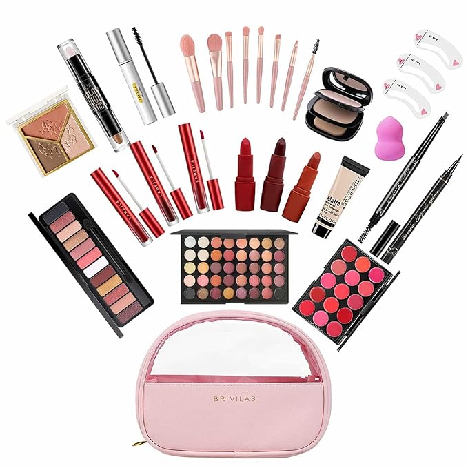 M All In One Full Makeup Kit for Women, Multipurpose Makeup Sets, Beginners and Professionals Alike, Easy to Carry(Pink)-Velvo Beauty