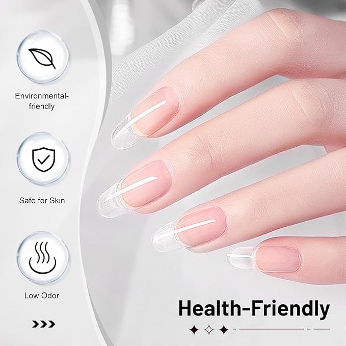 JODSONE 2Pcs 16.5ml Builder Gel Builder Nail Polish for Thickening Strengthener Building Extension and Keep The Nail Art Effect for A Longer Time and Nail Art Design Gift for Women-Velvo Beauty