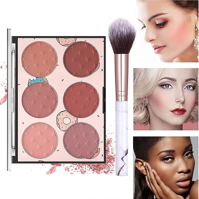 12-Color Pro Makeup Kit for Women - Eyeshadow, Foundation, Lipstick, Blush, Brushes, Eyeliner Stamp-Velvo Beauty