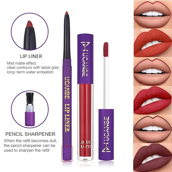 UCANE All In One Makeup Sets For Women, Naked Eyeshadow, Lipsticks, Lipgloss, Mascara, Eyeliner, Eyebrow Pencil, Liquid Blush, Cosmetic Bag, Beauty Gift Kit For Teens-Velvo Beauty