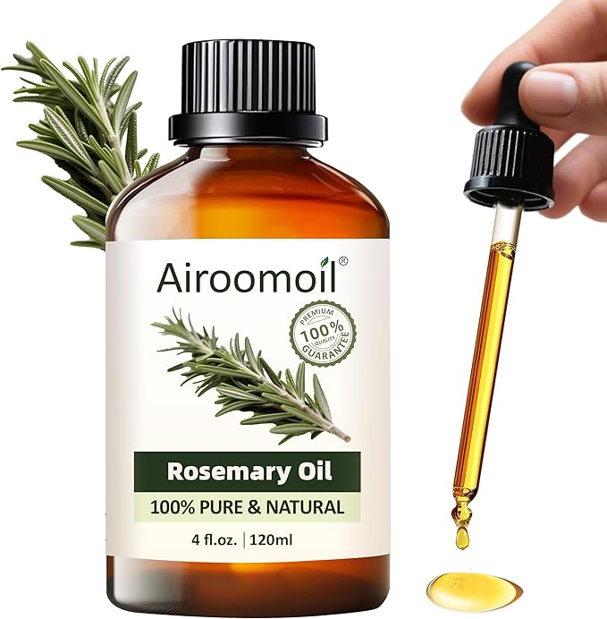 Pure Rosemary Essential Oil Hair Natural Aromatherapy Skin & Body Care Candle Making Home Fragrance Diffuser Oil 4 Fl Oz-Velvo Beauty