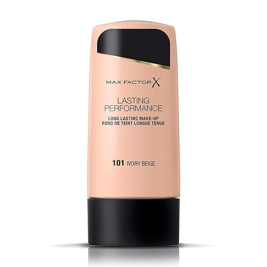 Max Factor Lasting Performance Long Lasting Foundation 101 Ivory Beige-Velvo Beauty