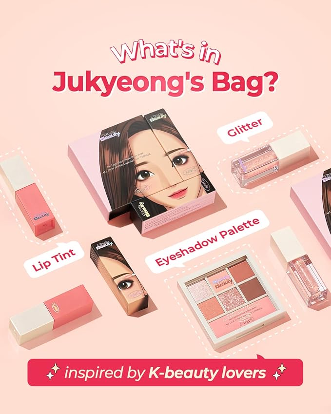 AMTS Webtoon True Beauty - 01 Some Love | Pink Lip Tint Stain | High Pigment Liquid Waterful Shine Non-Sticky Long-Wearing Long-Lasting | True Beauty Cute Pink Makeup-Velvo Beauty