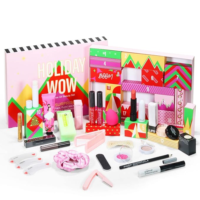 All-in-One Makeup Gift Set Carry All Makeup Kit Women Full Kit With Makeup Bag Lipgloss Lipstick Concealer Blush Foundation Face Powder Eyeshadow Palette Cosmetic Palette #9-Velvo Beauty