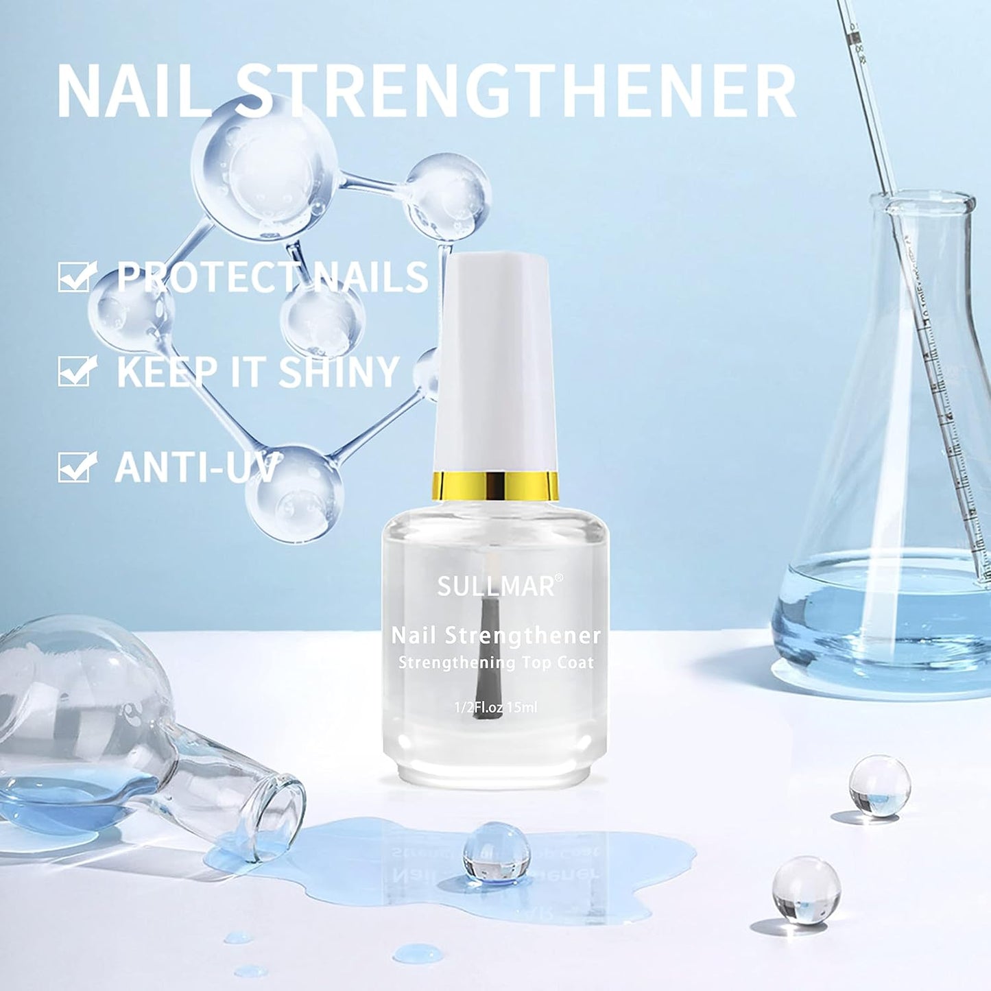 4in1 Nail Hardener Nail Strengthener Nail Rescue Calcium Primer for Thin Nails Growth Nail Repair Nail Care Kit with Cuticle Oil Cuticle Remover Gel Cream-Velvo Beauty