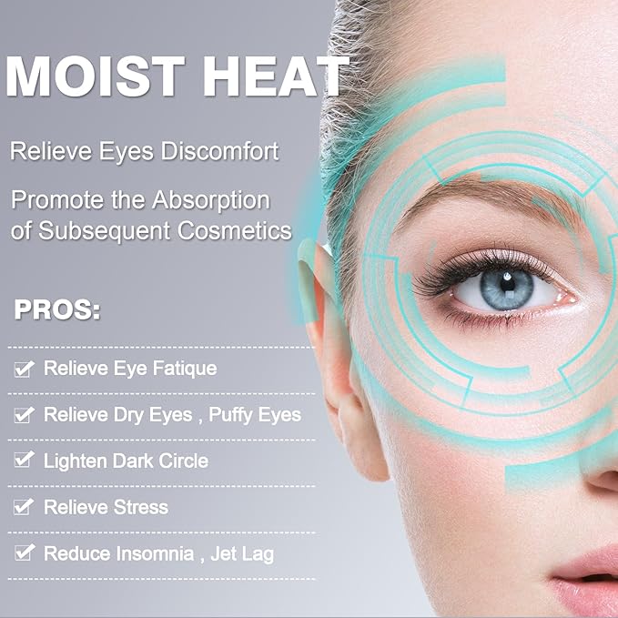 15PCS Steam Eye Mask, No Scent, Self-Heating Eye Mask, Eye SPA Mask, Relieve Eye Strain Fatique, Dark Circles, Puffiness(15pcs)-Velvo Beauty