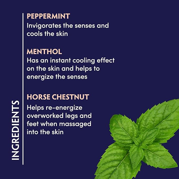 Naturopathica Mighty Mint Rescue Cream, Moisturizing Body Lotion with Peppermint & Menthol to Cool & Revive Skin, Soothing Relief for Sore Muscles, 4.2 fl oz-Velvo Beauty