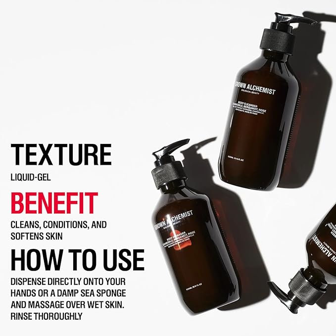 Grown Alchemist Body Cleanser (300ml) + Body Cream Travel Mini (50ml) DUO Kit-Velvo Beauty