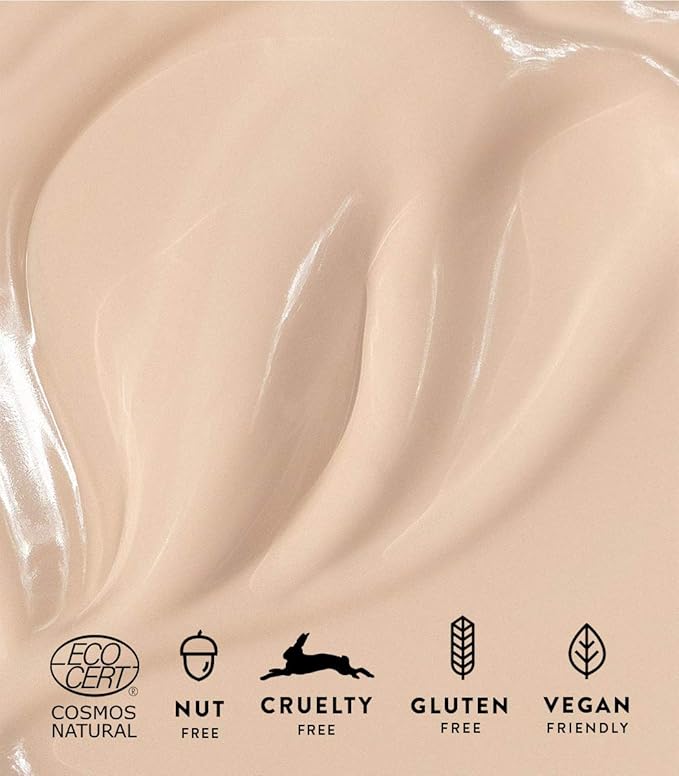 MÁDARA Organic Skincare | Skin Equal Soft Glow Foundation SPF15 PORCELAIN IVORY 10-30ml, Mineral foundation with hyaluronic acid, Buildable medium coverage, Dewy foundation, Vegan, COSMOS certified-Velvo Beauty
