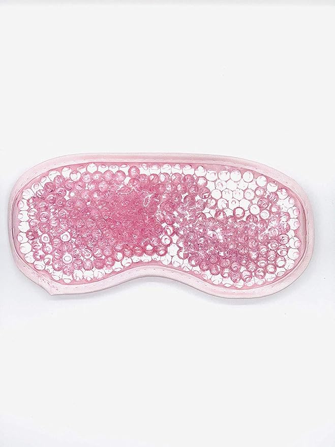 Cala Pink gel beads eye mask-Velvo Beauty