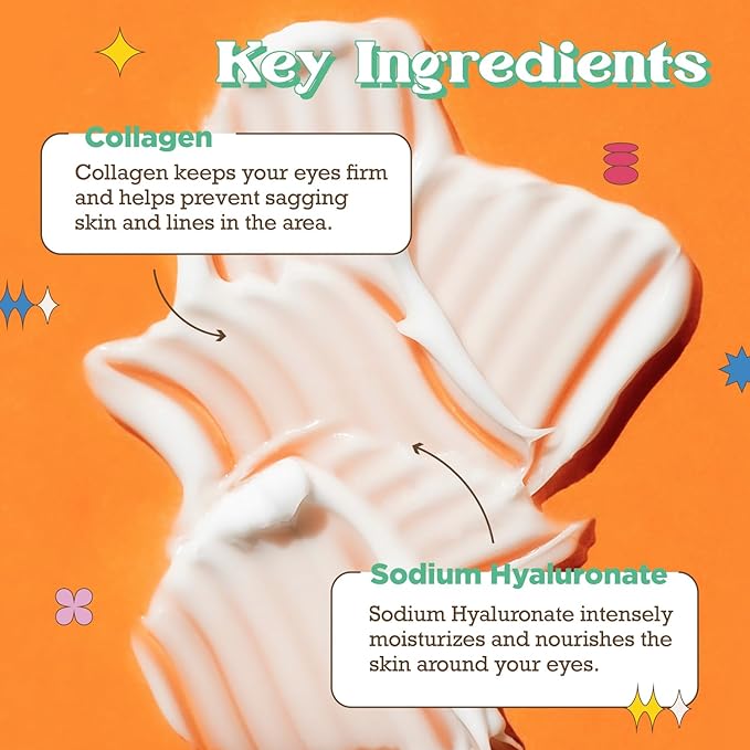 Plumping Intensive Collagen Eye Cream |Dry&Sensitive Skin | Panthenol Hyaluronic Acid |Dark Circles Wrinkles Puffiness and Bags Under Eyes | Firming Renewing Anti Aging | Made In USA |#Purifect 30ml-Velvo Beauty