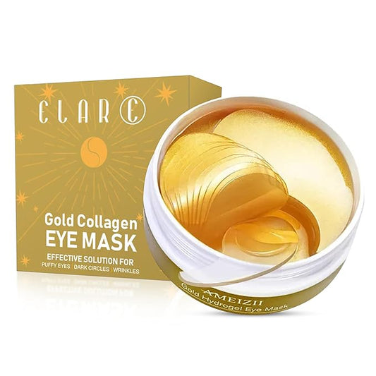 32 Pairs 24K Gold Under Eye Patches - Dark Circle & Puffy Eye Treatment - Anti-Aging Hydrogel for Wrinkle Reduction & Skin Rejuvenation - Reduces Wrinkles & Freshens Skin-Velvo Beauty