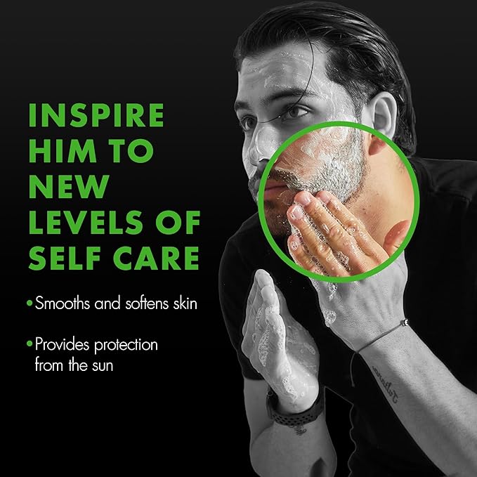 Tiege Hanley Mens Skin Care Gift Box Set, Bronze - Men's Skincare Set Includes Face Wash, Facial Moisturizer with SPF 20 Sunscreen, Body Exfoliating Scrub Bar, & Moisturizing Lip Balm-Velvo Beauty