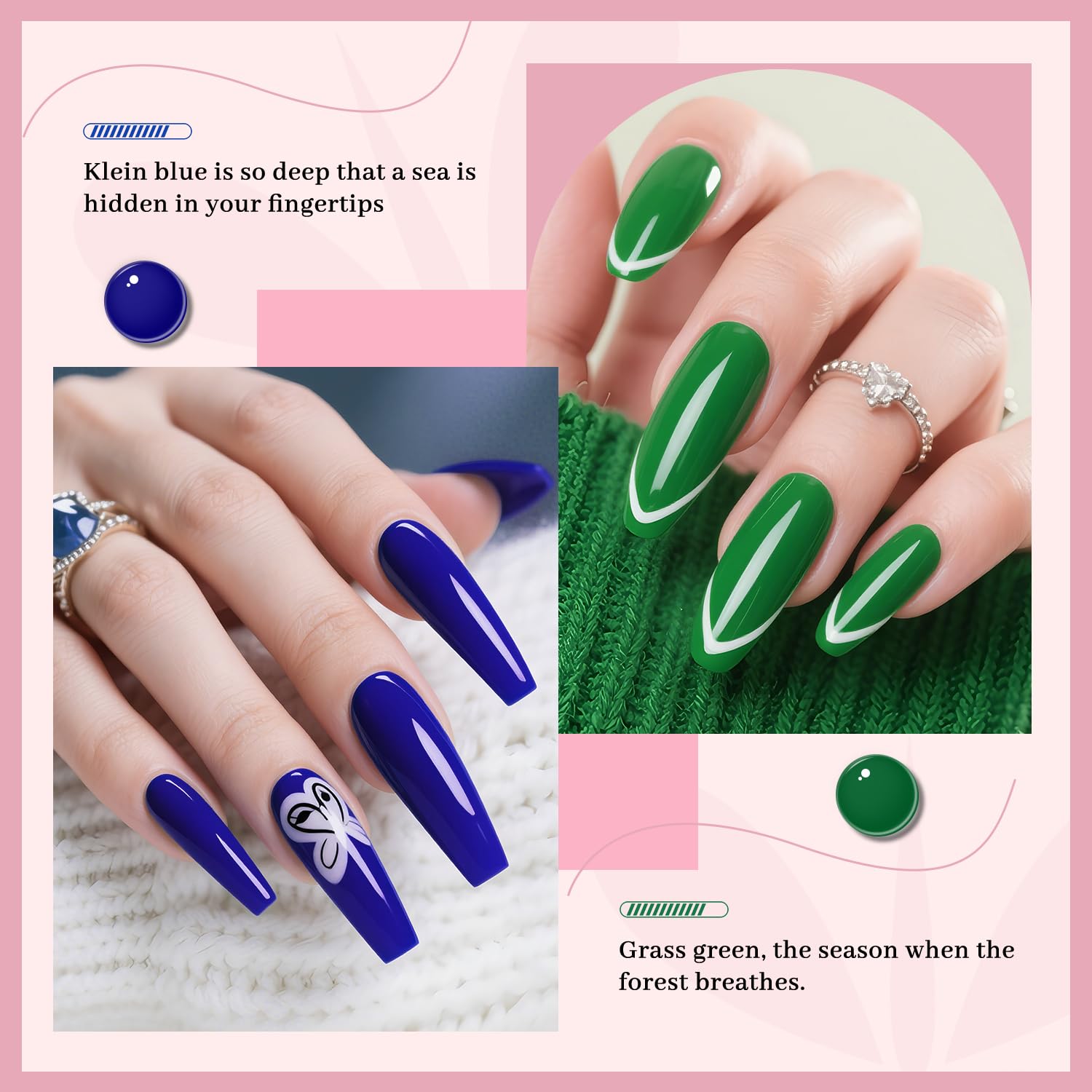 JODSONE 12 Bottles Gel Nail Polish Set Base Coat Glossy Top Coat Fast Drying Long Lasting Soak Off Wipe Free-Velvo Beauty