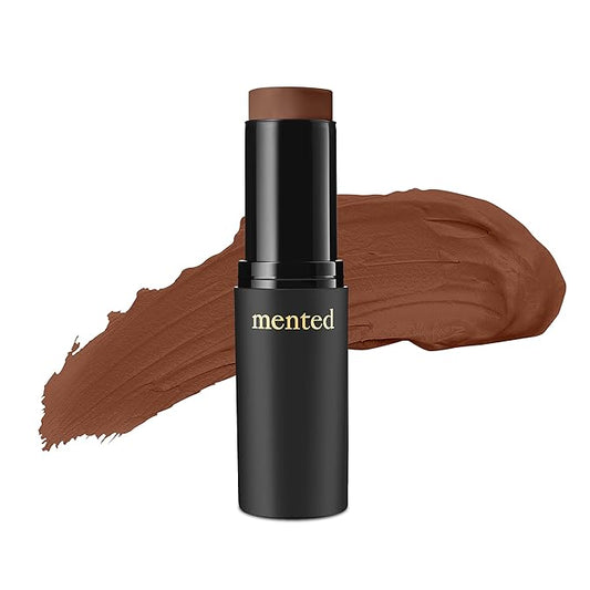 Mented Cosmetics Foundation Stick, Contour Stick, Or Concealer Stick for Dark Skin, Foundation for Black Women Makeup Stick, Dark Contour Stick, Stick Foundation Makeup Vegan and Cruelty Free, D20-Velvo Beauty