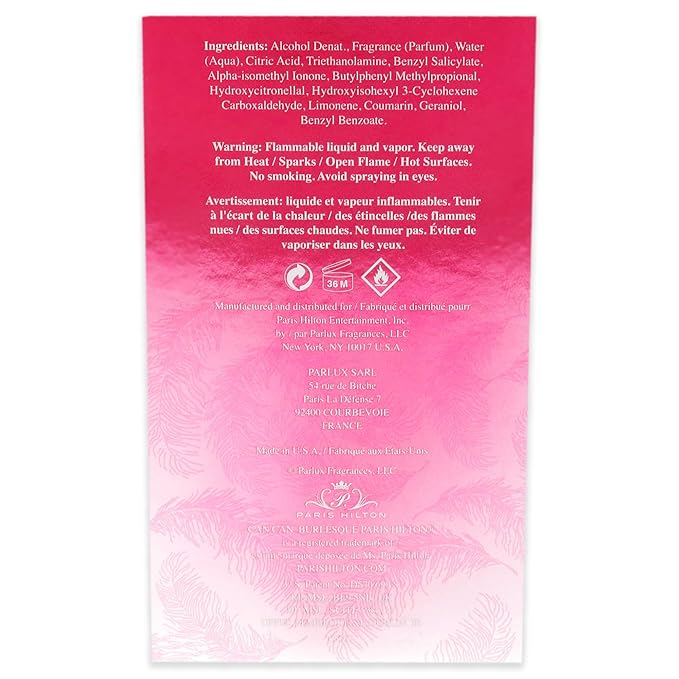 Paris Hilton Can Can Burlesque Eau De Toilette Spray for Women, 3.4 Ounce-Velvo Beauty