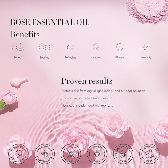 Mother's Day Gift, Spa Gifts 28pcs Rose Facial Skin Care Set for Women, Face Cream, Bath Oil, Serum, Shower Accessories - Bath and Body & Facial Kit - Birthday, Christmas, Valentine's, Bridal Shower-Velvo Beauty