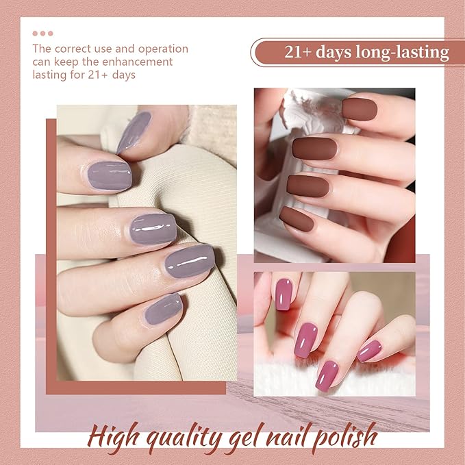 JODSONE Gel Nail Polish Kit with U V Light 32 Color Soak Off Base&Top Glitter Coat Gel Polish for DIY Manicure Lovers-Velvo Beauty