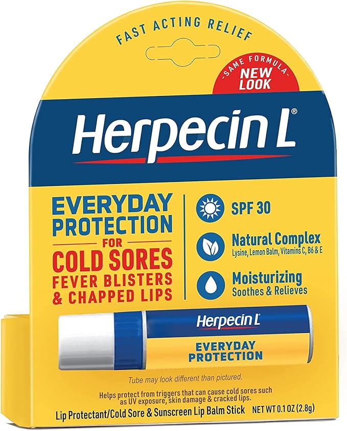 Herpecin L Lip Protectant SPF 30 0.10 oz ( Pack of 3)-Velvo Beauty